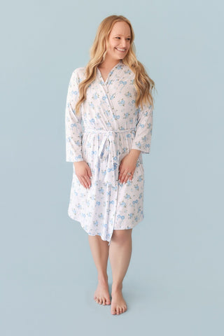 POWDER BLUE POSIE WOMEN'S DREAM ROBE