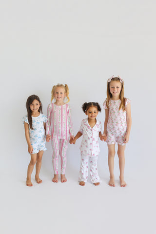 BLOOMING TRELLIS DREAM RUFFLE SHORT SET