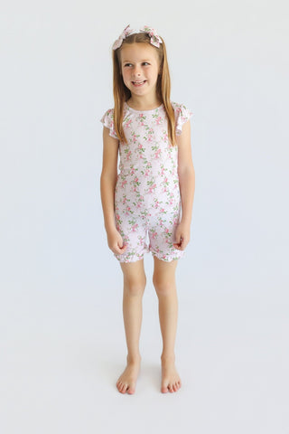 BLOOMING TRELLIS DREAM RUFFLE SHORT SET