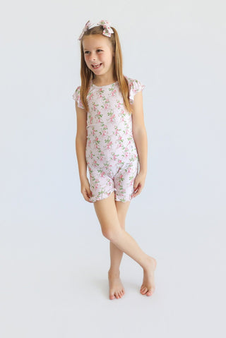 BLOOMING TRELLIS DREAM RUFFLE SHORT SET