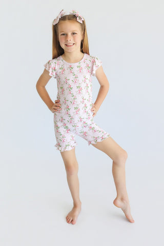 BLOOMING TRELLIS DREAM RUFFLE SHORT SET