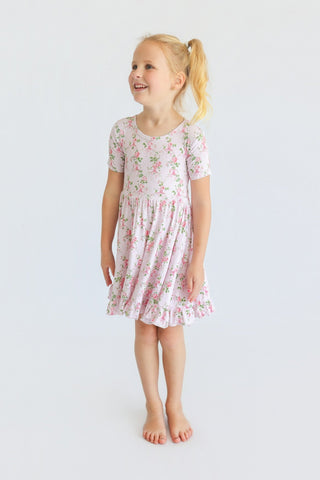 BLOOMING TRELLIS DREAM RUFFLE DRESS