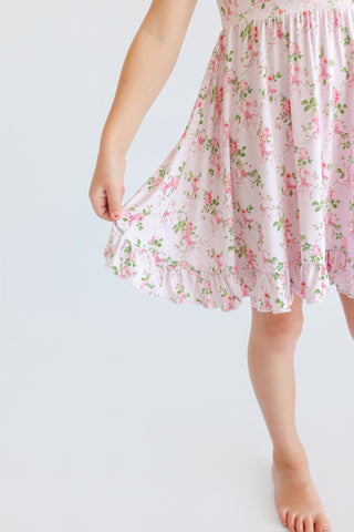 BLOOMING TRELLIS DREAM RUFFLE DRESS