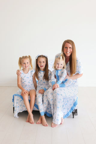 POWDER BLUE POSIE WOMEN'S DREAM FLARE SET