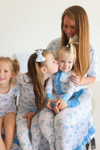 POWDER BLUE POSIE WOMEN'S DREAM FLARE SET