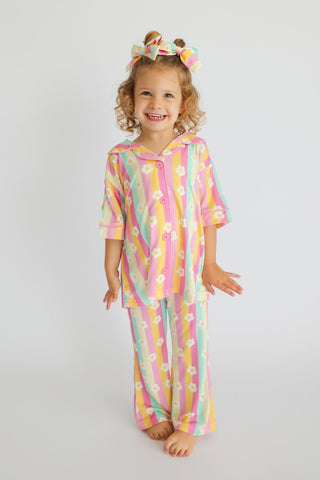 DAISY STRIPE DELIGHT DREAM GIRL'S FLARE SET