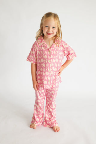 COASTAL CHIC DREAM GIRL'S FLARE SET