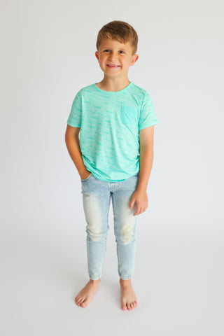 TIDAL WAVES DREAM POCKET TEE