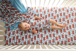FIRETRUCK FRENZY DREAM CRIB SHEET