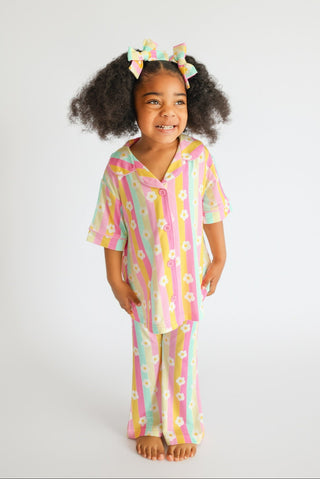 DAISY STRIPE DELIGHT DREAM GIRL'S FLARE SET
