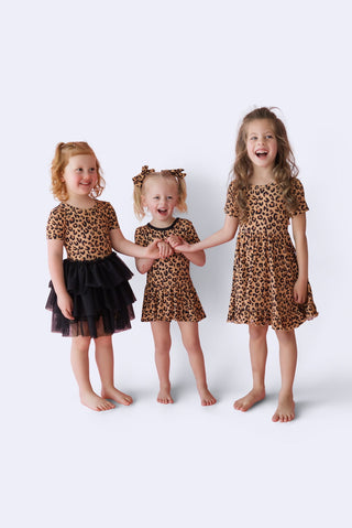 LEOPARD DREAM BODYSUIT DRESS