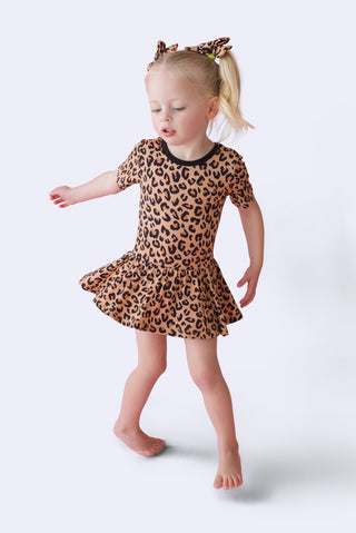 LEOPARD DREAM BODYSUIT DRESS