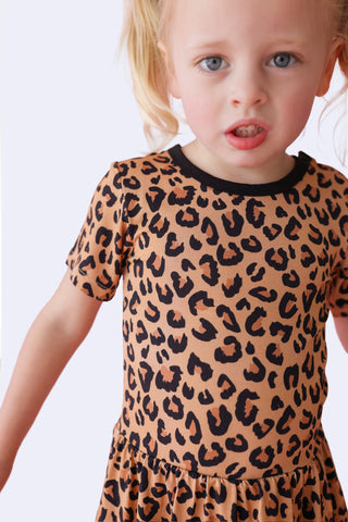 LEOPARD DREAM BODYSUIT DRESS