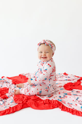 STAR-SPANGLED SWEETHEART DREAM RUFFLE ROMPER