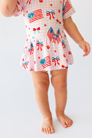 STAR-SPANGLED SWEETHEART DREAM BODYSUIT DRESS