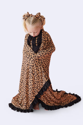 LEOPARD DREAM BOW HAIR CLIPS