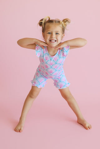COQUETTE COAST DREAM RUFFLE SHORT SET