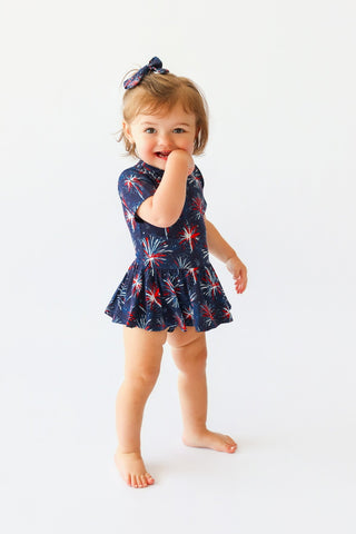 RED, WHITE & BOOM DREAM BODYSUIT DRESS