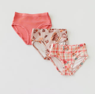 HARVEST BLOOMS DREAM GIRL'S BRIEF SET
