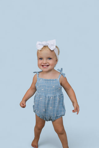 EXCLUSIVE SWEET DREAMS DREAM SPAGHETTI BUBBLE ROMPER