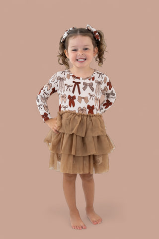 FALL FANCY LONG SLEEVE DREAM TUTU DRESS