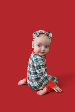 MERRY TARTAN DREAM ROMPER