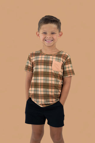 HARVEST TARTAN DREAM POCKET TEE