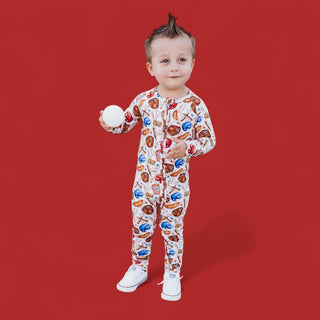 TAKE ME OUT TO THE BALL GAME DREAM ROMPER