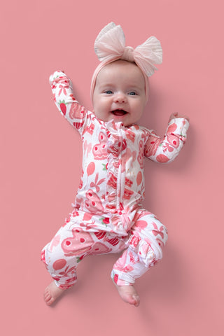 BERRY SWEET BIRTHDAY DREAM RUFFLE ROMPER