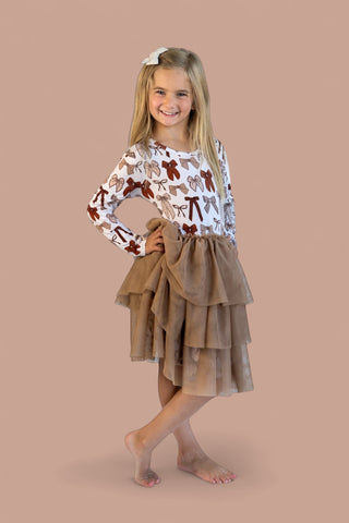 FALL FANCY LONG SLEEVE DREAM TUTU DRESS