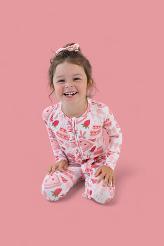 BERRY SWEET BIRTHDAY DREAM RUFFLE ROMPER