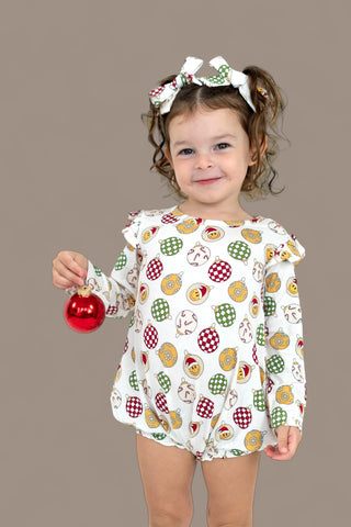 DECK THE HALLS DREAM BUBBLE ROMPER