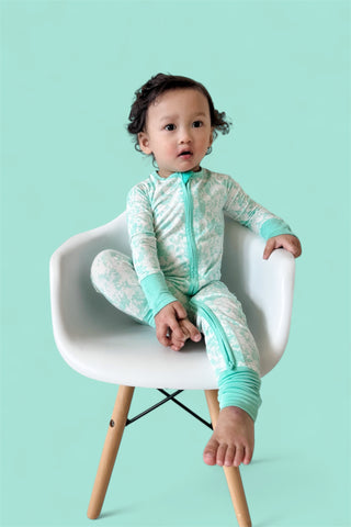 SEAFOAM TIE DYE DREAM ROMPER