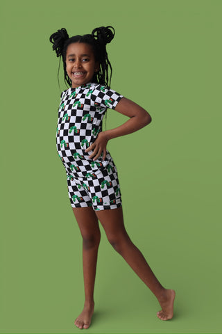 CATERPILLAR CHECK DREAM SHORT SET