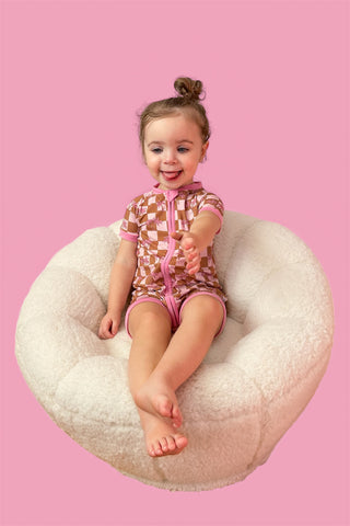 EXCLUSIVE SUNSET BEACH CHECKERS DREAM SHORTIE