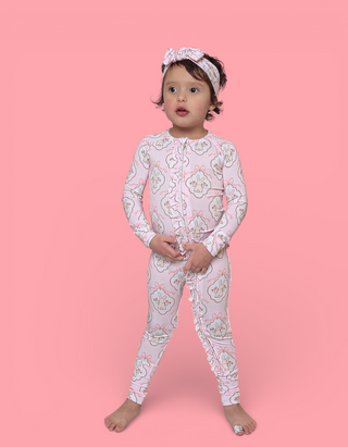 BUNNY BOW BLOSSOMS DREAM RUFFLE ROMPER