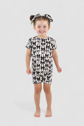 NEUTRAL BOWS DREAM SHORT SET