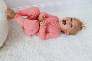 CORAL RIB DREAM ROMPER