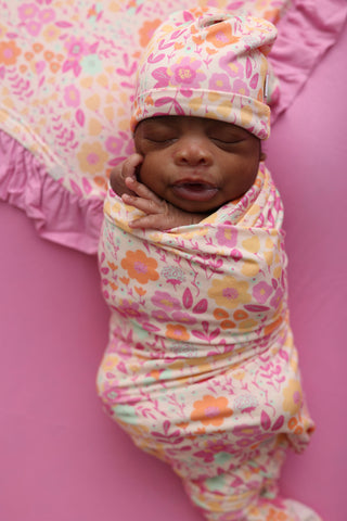 GARDEN TREASURES DREAM SWADDLE & BEANIE