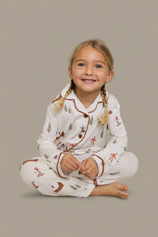 COZY CHALET DREAM GIRL'S FLARE SET