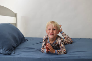 SLATE BLUE DREAM TWIN SHEET SET