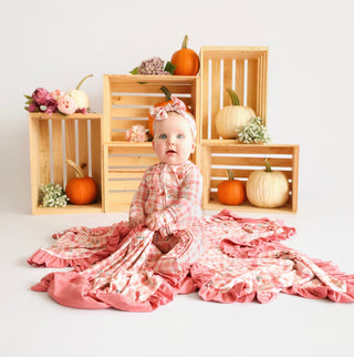 HARVEST BLOOMS DREAM RUFFLE BLANKET