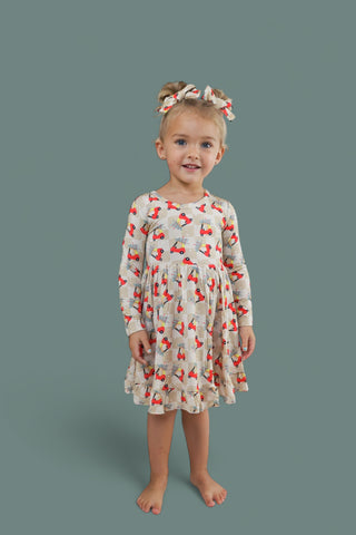 COZY COUPE CHRISTMAS DREAM RUFFLE DRESS