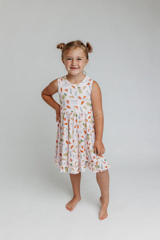 POOLSIDE PARTY DREAM RUFFLE DRESS