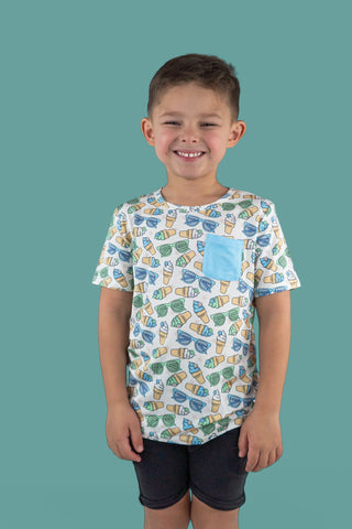 COOL SUMMER DREAM POCKET TEE