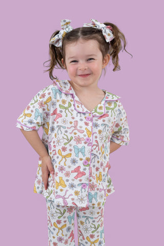 BOW GARDEN DREAM GIRL'S FLARE SET