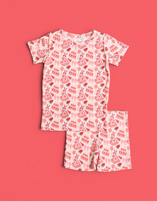 STRAWBERRY PARTY DELIGHT DREAM SHORT SET