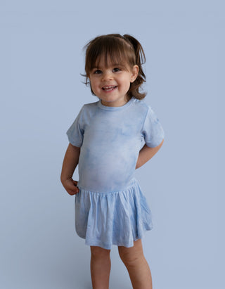 BLUE HAZE DREAM BODYSUIT DRESS