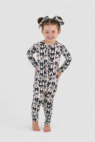 NEUTRAL BOWS DREAM RUFFLE ROMPER