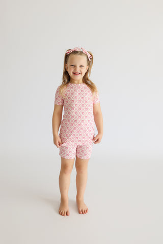 VINTAGE CHERRY CHARM DREAM SHORT SET